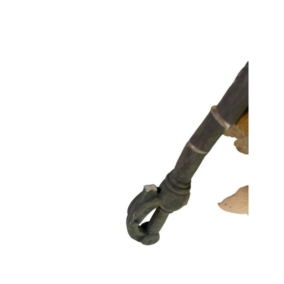 Hamilton Collection Farm Livin Collection Squeaky Pig Blue Bird Bath Figurine - Picture 8 of 13